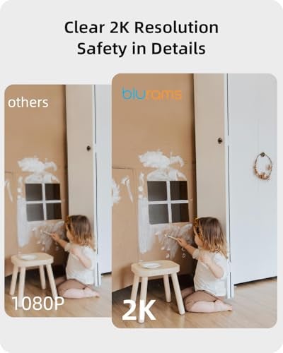 blurams Baby Monitor, 2K Pan/Tilt Security Camera Indoor, Baby Camera with Phone App, Motion Tracking & Dectection, 2-Way Talk, Works with Alexa - Image 4