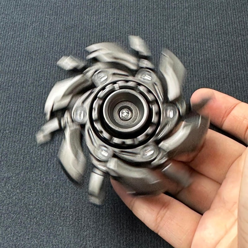 T-Conceal EDC Fidget Sliders Open Armor Spinning Top Fidget Toy Stress Relief for Adults Magnetic Metal - Image 5