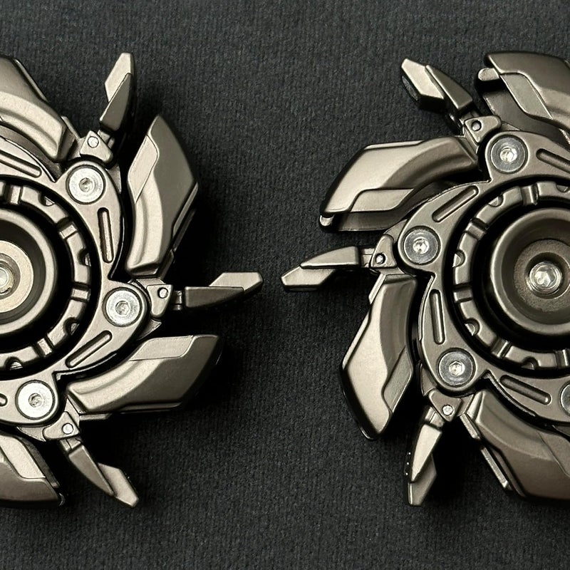 T-Conceal EDC Fidget Sliders Open Armor Spinning Top Fidget Toy Stress Relief for Adults Magnetic Metal - Image 2