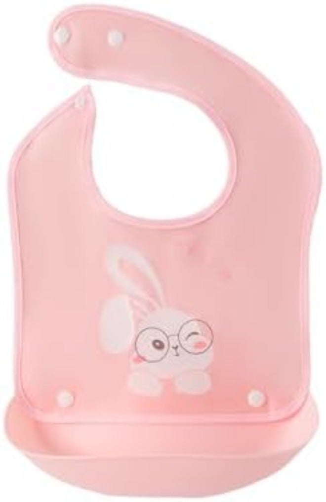 gb Foldable Bib with Catch Pocket, Waterproof & Adjustable Food Catcher, BPA Free, for Infants &  Toddlers - Image 1