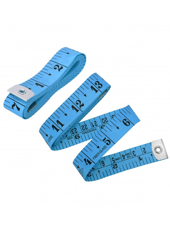 Unitedprime Flexible Tape Measure Pack of 2, Accurate Dual Scale Standard & Metric Measurements Tape,Soft Measuring Tape for Body, Weight Loss Sewing Tailor Craft Ruler 150cm/60 inch - Image 1