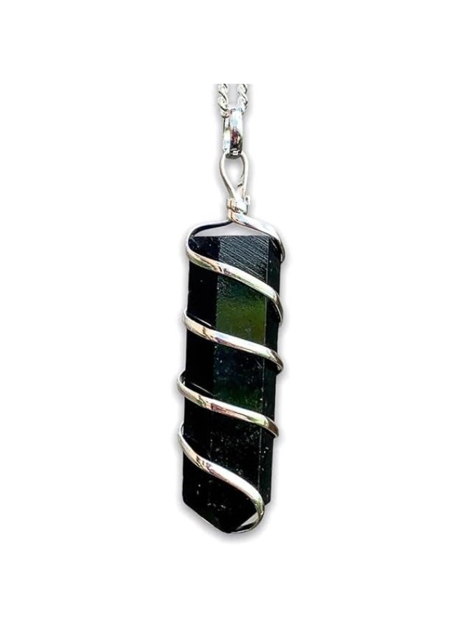 Studd Muffyn | Black Obsidian Crystal (Wearable Pendant without chain) - Image 4