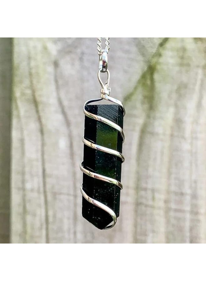 Studd Muffyn | Black Obsidian Crystal (Wearable Pendant without chain) - Image 2