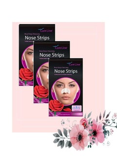 CARE LINE Nasal slices for deep cleaning with rose with vitamin E and almond oil 2+1 Free  - Image 1