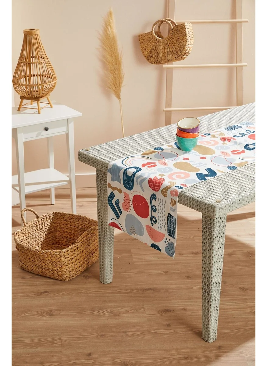 Ays Home Geometric Pattern Stain-Proof Runner