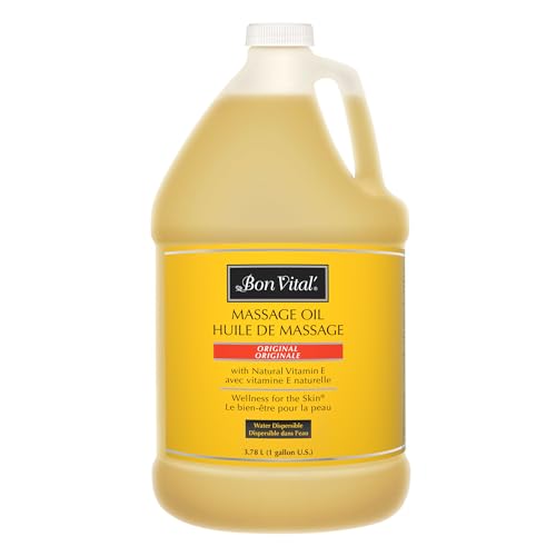 Bon Vital Original Massage Oil for a Versatile Massage Foundation to Relax Sore Muscles and Repair Dry Skin Best Massage Oil on Market Unbeatable Consistency and Quality 1 Gal Label may Vary - Image 2
