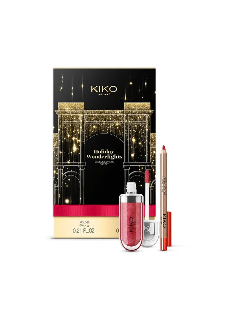 KIKO MILANO GLOSS ME UP LIPS GIFT SET  RED SMILE