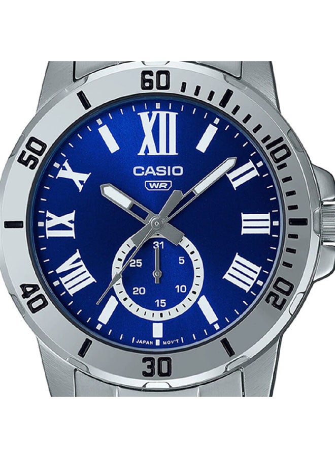 CASIO ساعة يد تناظرية من الستانلس ستيل MTP-VD200D-2BUDF - Image 3