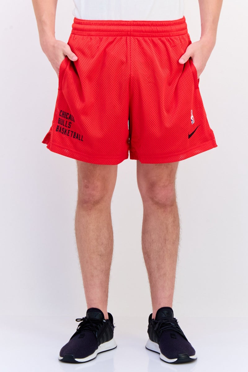 Nike Men loose Fit Basketball Shorts, Red  - Image 1