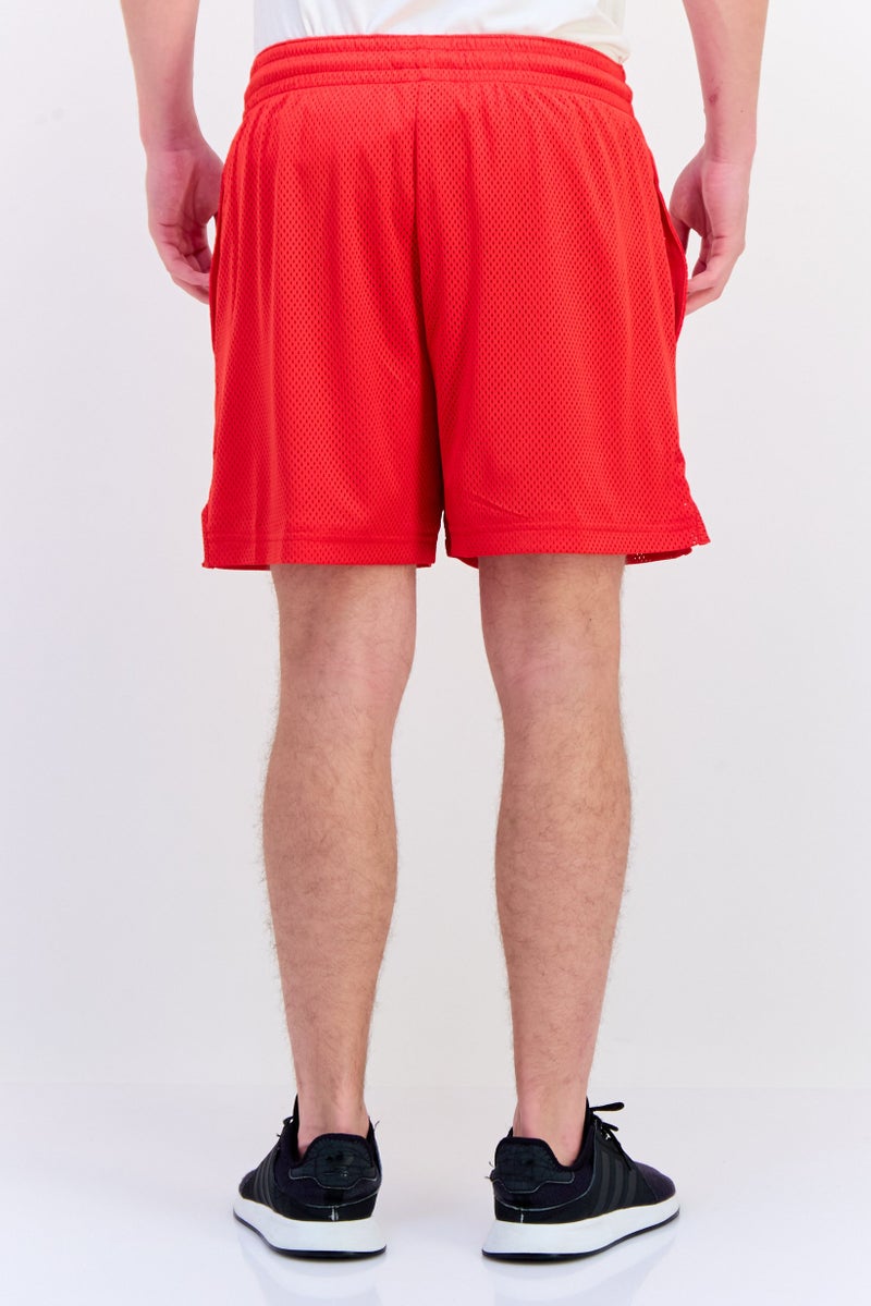 Nike Men loose Fit Basketball Shorts, Red  - Image 4