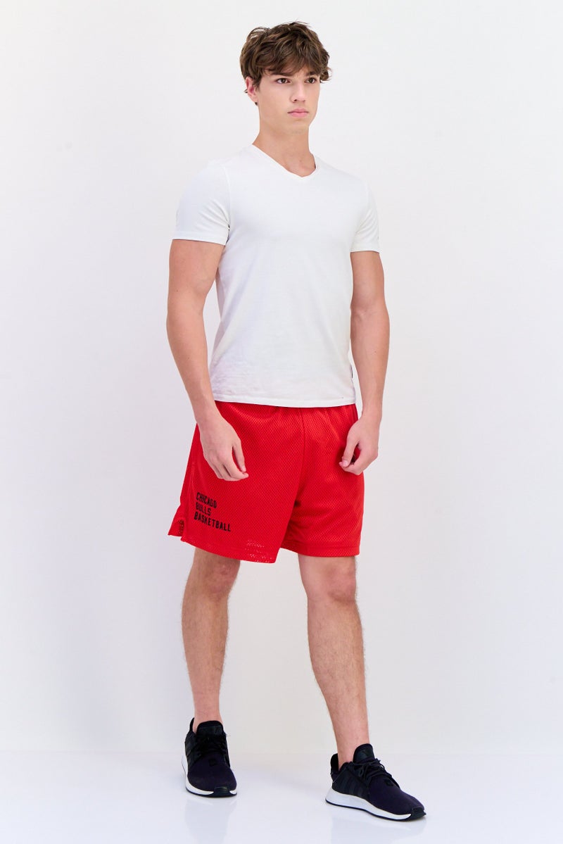Nike Men loose Fit Basketball Shorts, Red  - Image 3