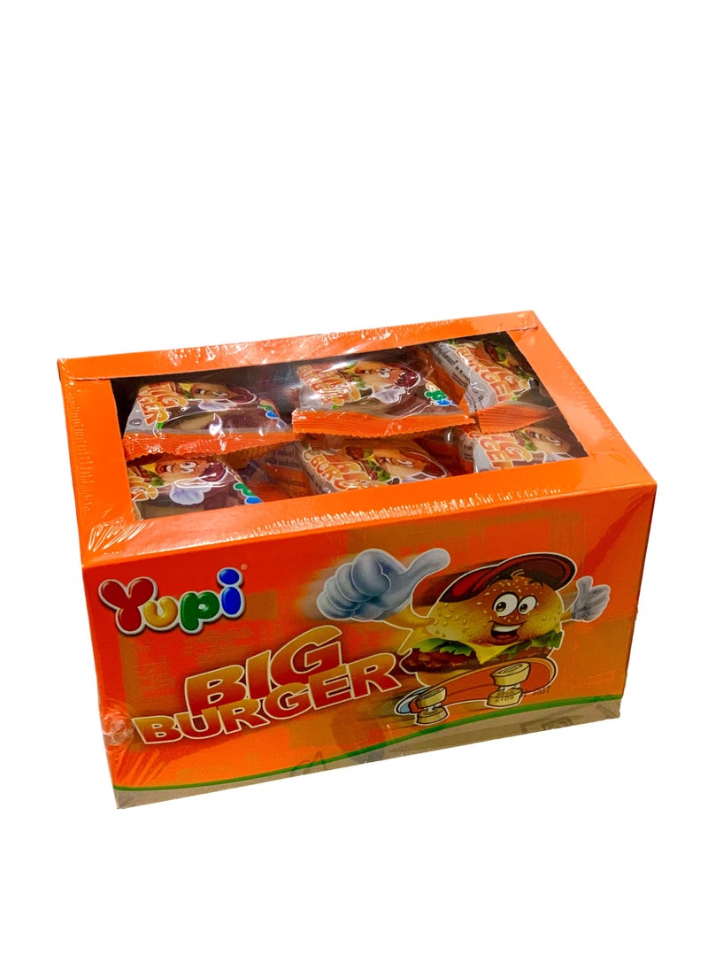 Yupi Yupi Jelly Big Burger Jello Candy Box - 24 Pieces  - Image 2
