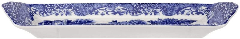 Portmeirion Portmeirion Blue Italian Small Tray | Serving Platter for Tea Sandwiches, Desserts, and Appetizers | Porcelain | Measures 9-Inches | Dishwasher Safe (Blue/White)  - Image 4