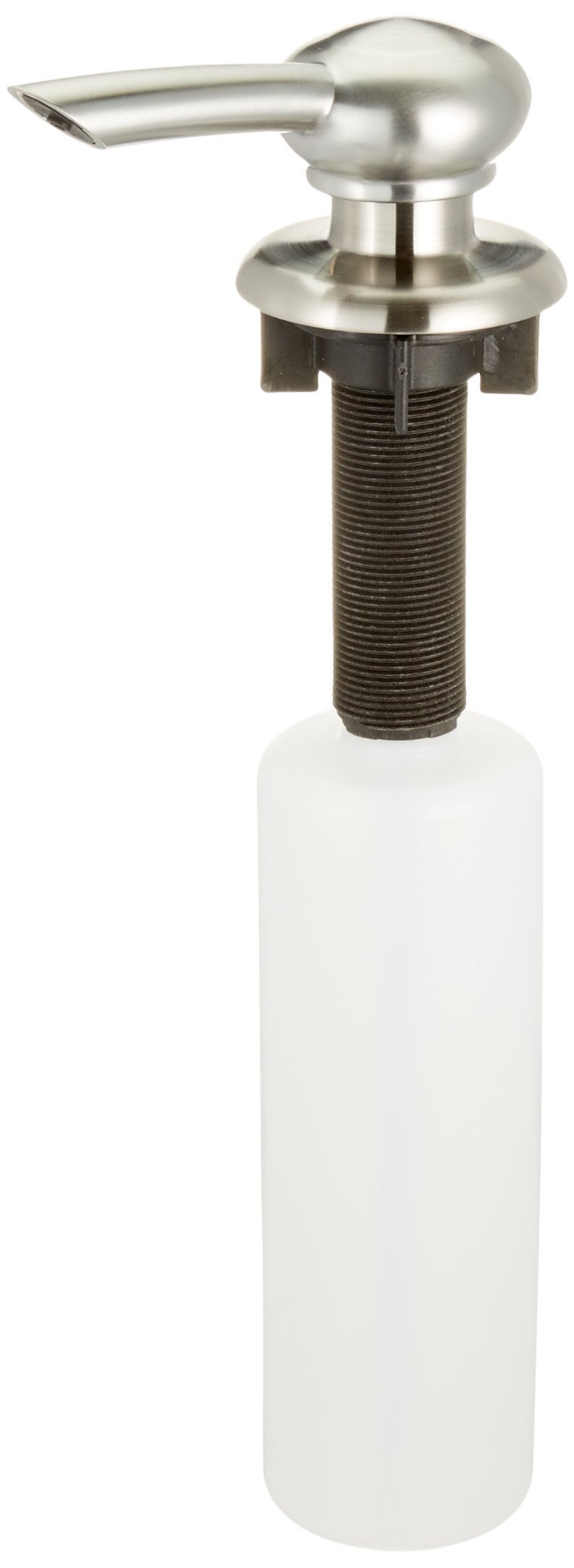 Delta Delta Faucet Leland Pump Soap/ Lotion Dispenser Brushed Nickel, Countertop Soap Dispenser, Top Fill Deck Mount Soap Dispenser, Stainless RP50813SS  - Image 1
