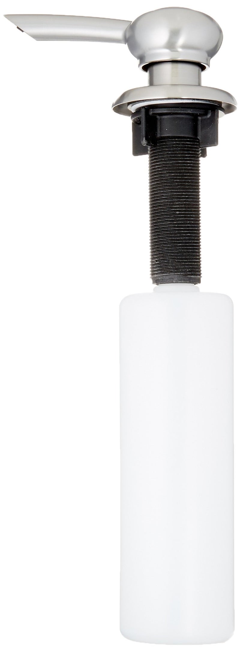 Delta Delta Faucet Leland Pump Soap/ Lotion Dispenser Brushed Nickel, Countertop Soap Dispenser, Top Fill Deck Mount Soap Dispenser, Stainless RP50813SS  - Image 2