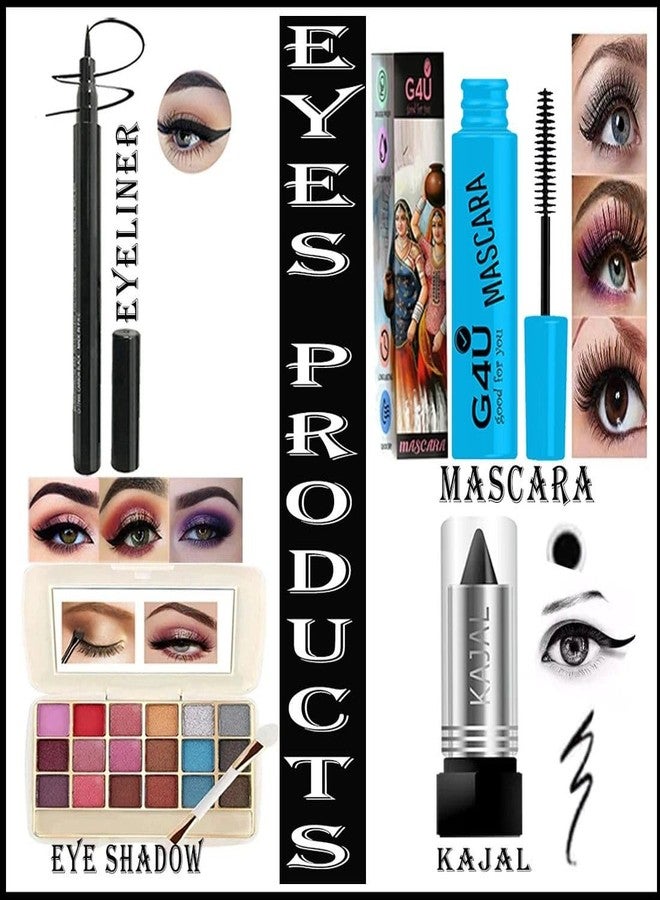 G4U Complete Makeup Set For Women | Pro Beauty Elegance Kit Pack of 17 Pcs | Gift Set For girls A20 - Image 3