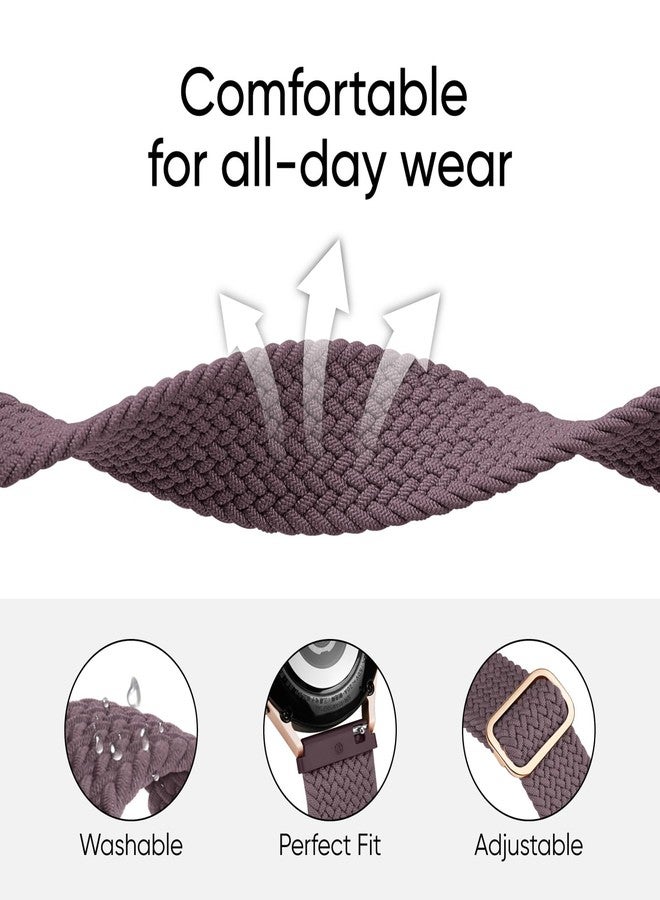 Knossen 20mm Watch Bands Compatible with Samsung Galaxy Watch 7 FE 6 5 4 40mm 44mm, Galaxy Watch 6 4 Classic, Galaxy Watch 5Pro, Galaxy Watch 3 41mm, Galaxy Active2, Stretchy Watch Straps for Women - Image 2