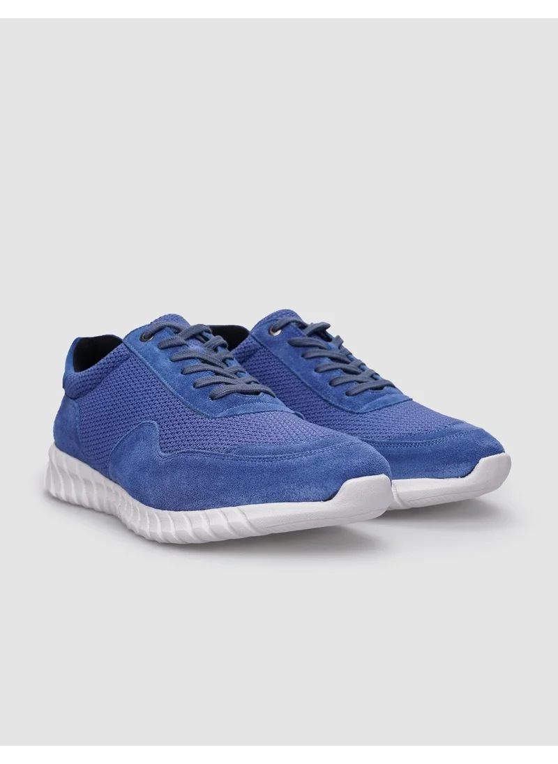 كاباني Knitwear Blue Lace-up Men's Sports Shoes