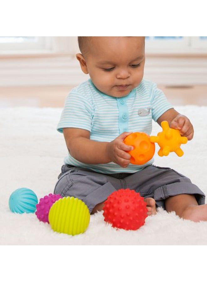 6 Pcs Textured Multi Ball Set Baby Toys Ball Grasping Handshake Grasping Ball Ocean Ball Children Shower Toys - Image 3