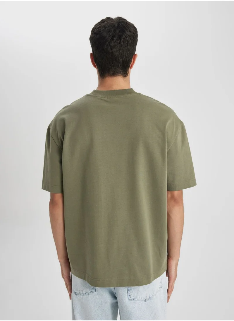 DeFacto Oversize Fit Crew Neck T-Shirt