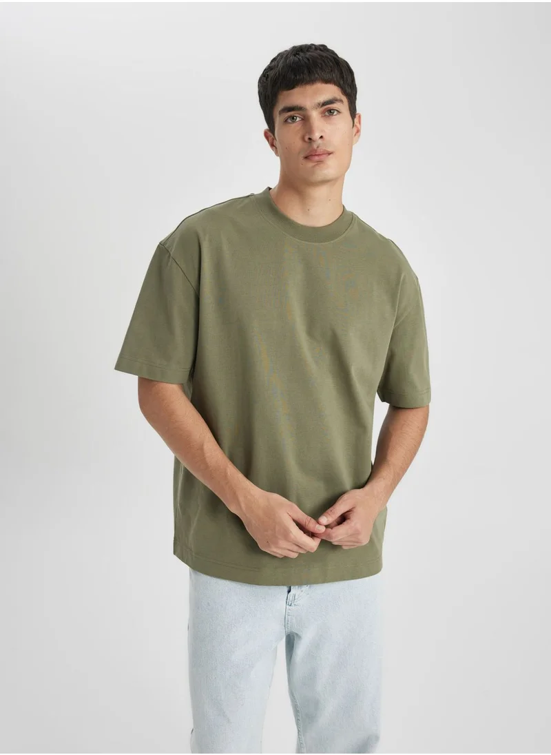 DeFacto Oversize Fit Crew Neck T-Shirt