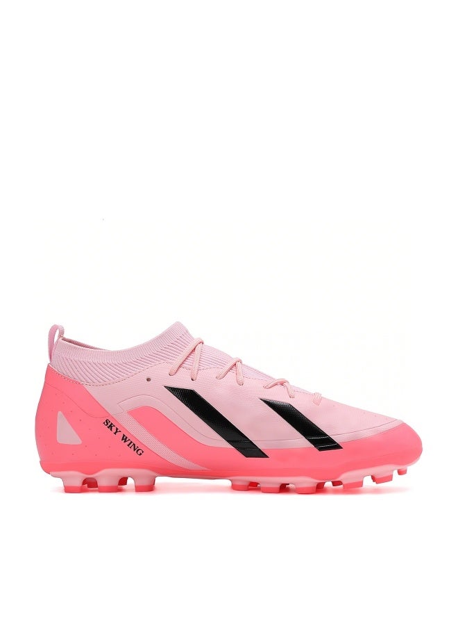 SKY WING Unisex Soccer Cleats Lightweight Lacing System FG Sole Multi-Color face Men And Women Football Shoes with Ankle Support for Beginners to Advanced Players - Image 1