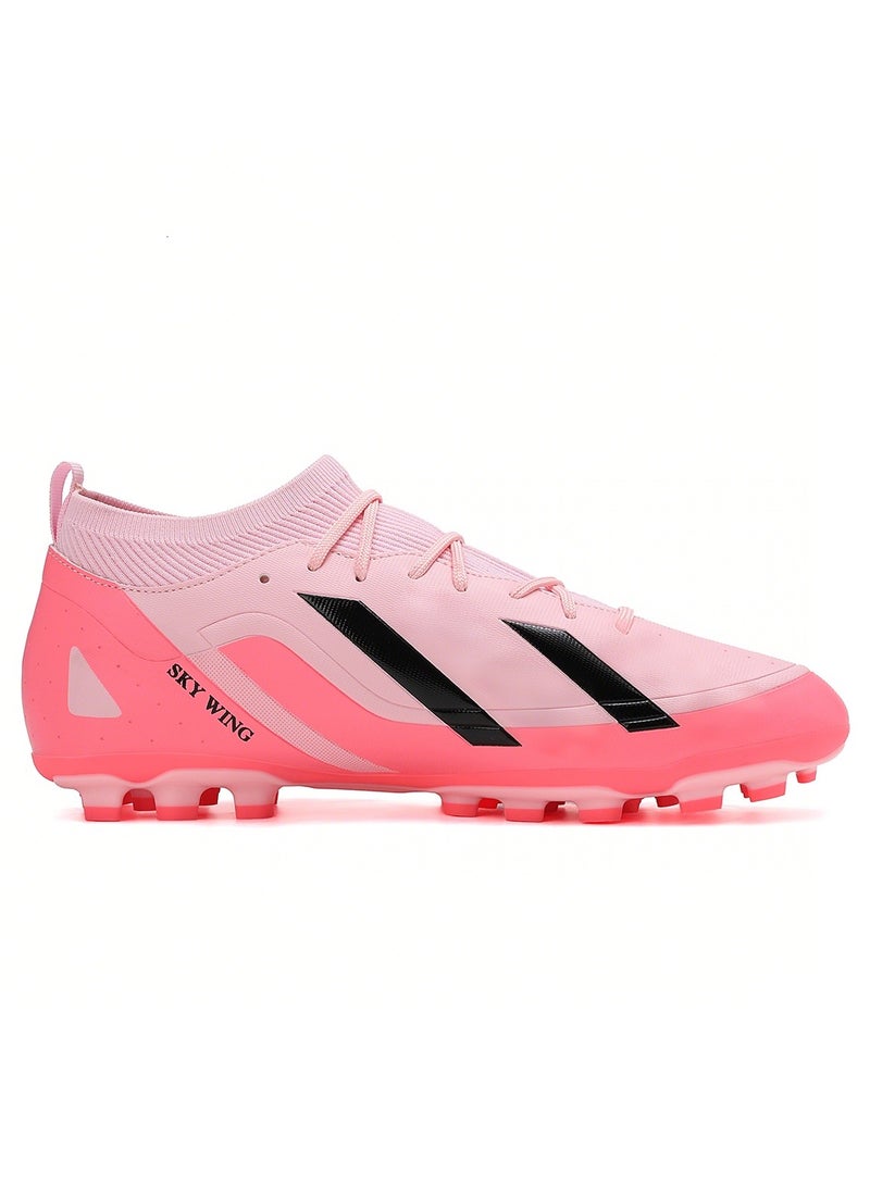 SKY WING Unisex Soccer Cleats Lightweight Lacing System FG Sole Multi-Color face Men And Women Football Shoes with Ankle Support for Beginners to Advanced Players - Image 2