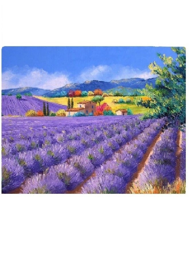 Puzzle game of 500 pieces for adults and children - imported from (lavender flowers)