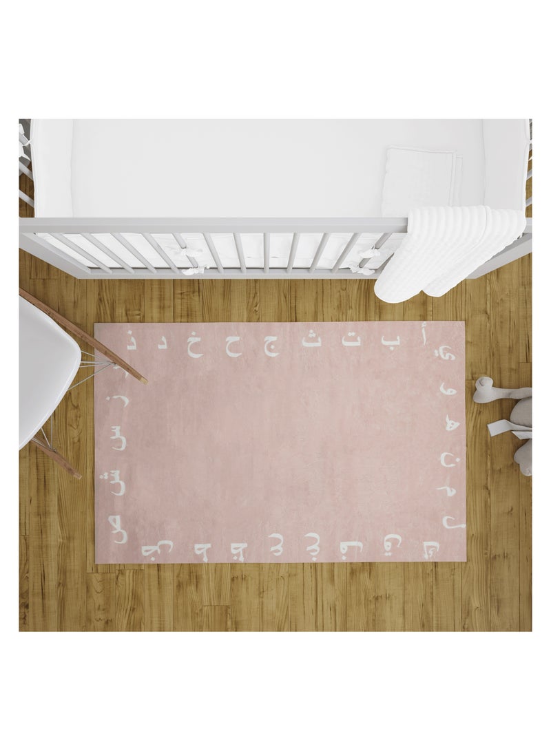 Alkaffary MIRAL rug by Alkaffary with cheerful prints that bring playful charm to your child's carpet, 1.60x2.30, Pink - Image 2