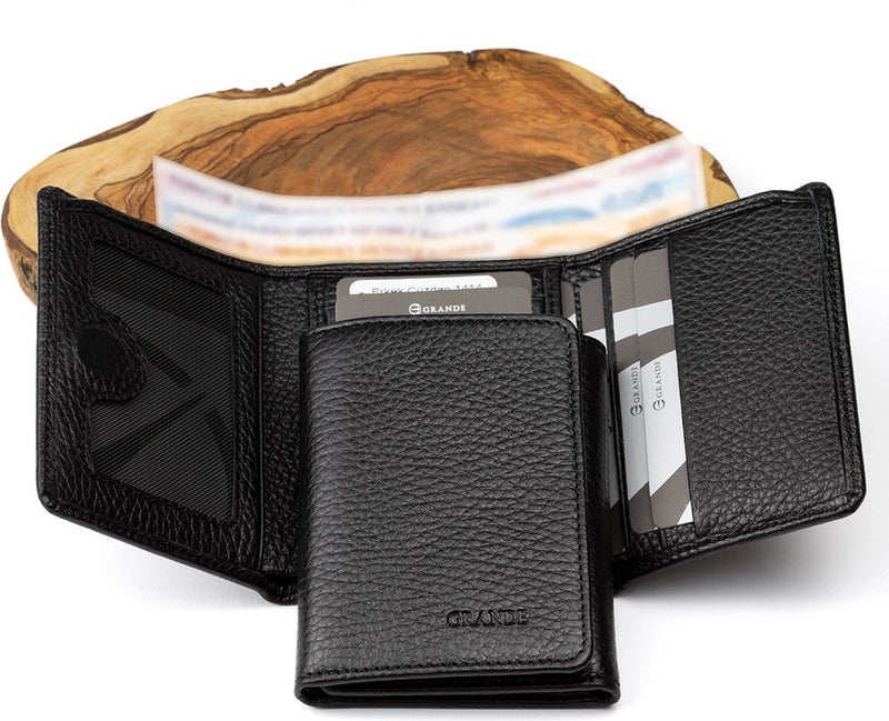Grande 1414 Genuine Leather Magnetic Men's Wallet (with lighter gift)  - Image 1