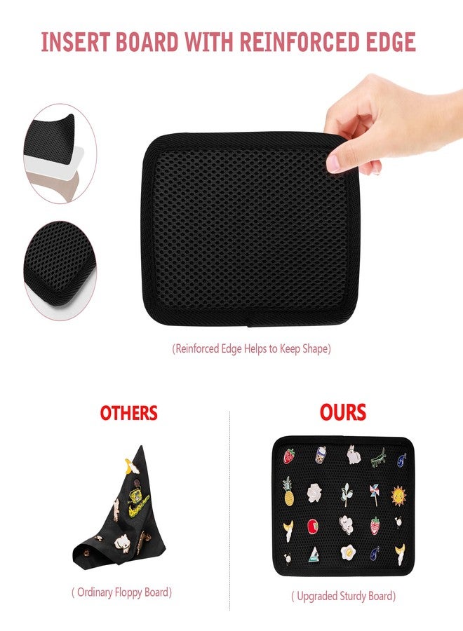 Prokva Ita Bag Pin Display Backpack with Inserts for Pins, Kawaii Ita Backpack for Anime Cosplay, Black (Empty Bag Only, Patent Design) - Image 4