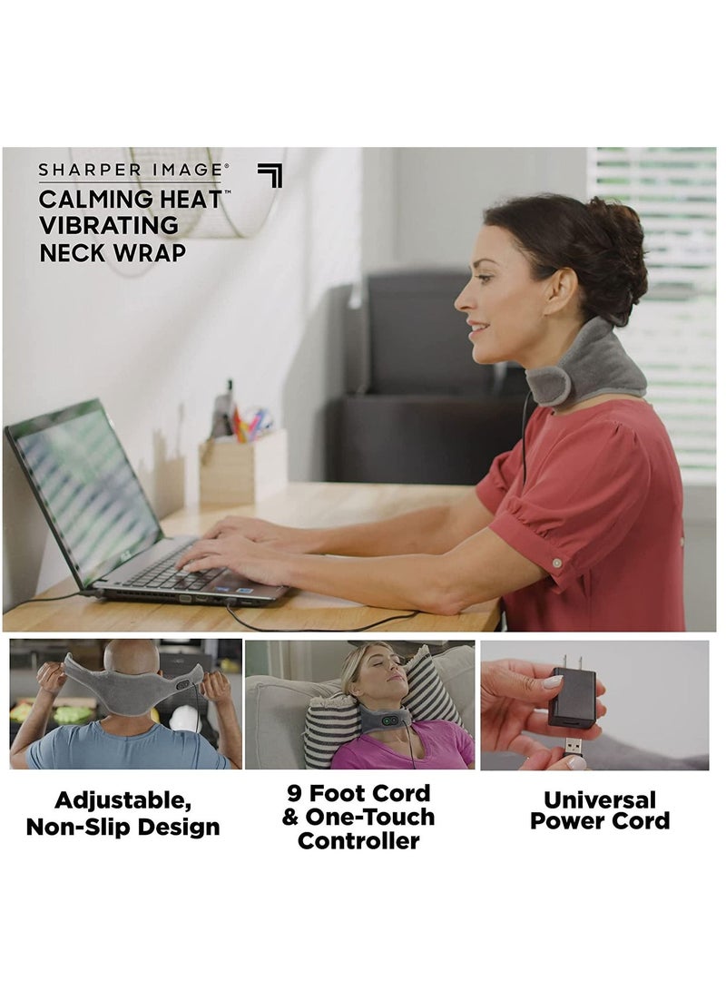 Rabos Neck Wrap Basic The Personal Electric Neck Calming Heating Massaging Pad with Vibrations - Image 3