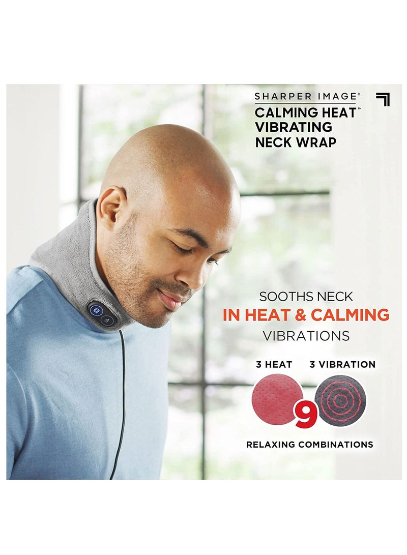 Rabos Neck Wrap Basic The Personal Electric Neck Calming Heating Massaging Pad with Vibrations - Image 2
