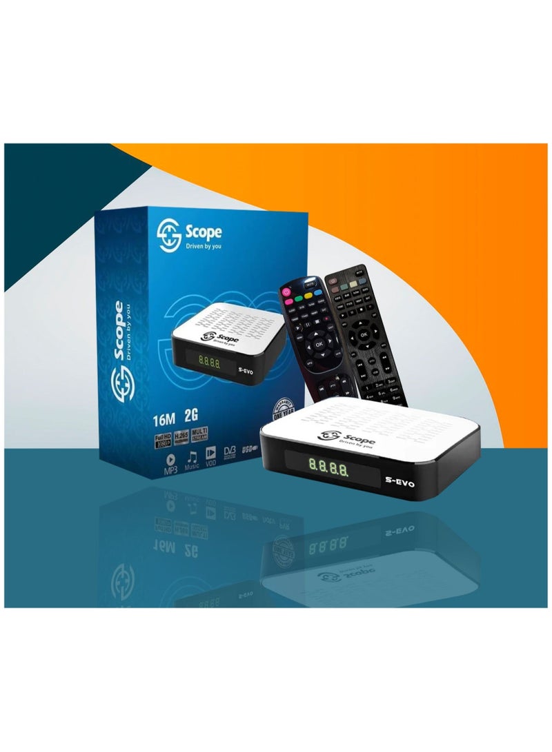 Scope S Evo receiver, 2 Remote, 2GB Ram, - Image 2