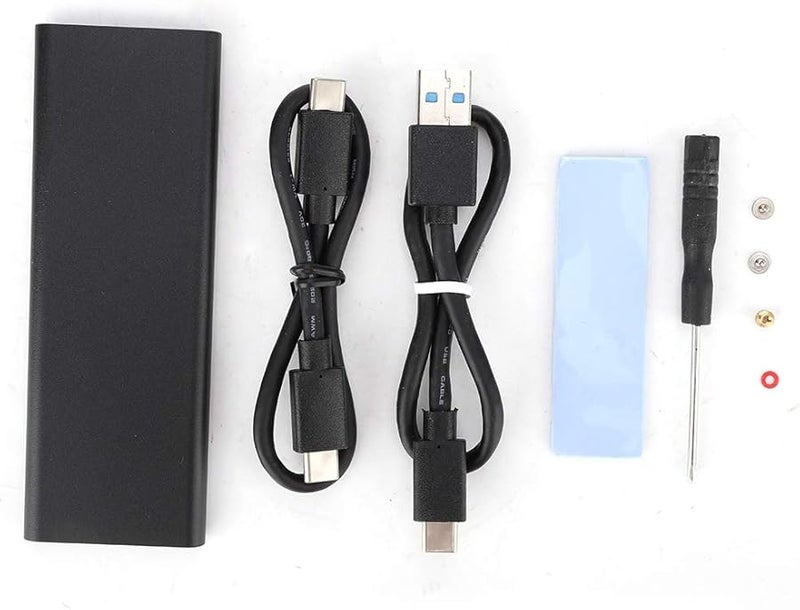 Aluminum M 2 NVMe SSD Enclosure USB 3 1 Hard Drive Box for 2230 to 2280 SSD - Image 2