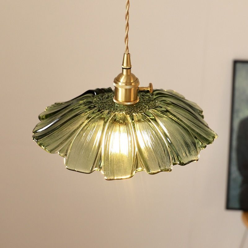 Pendant Light with Glass Shade, E27 - Image 1