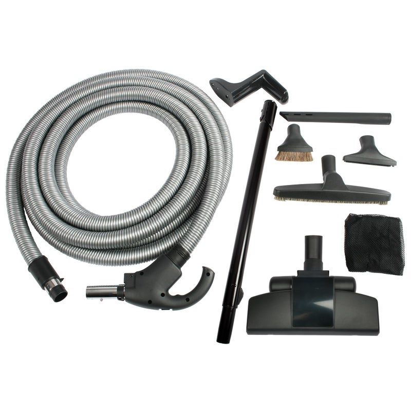 CenTec Systems 93048 Central Vacuum Kit with Switch Control 40 Ft Hose Black
