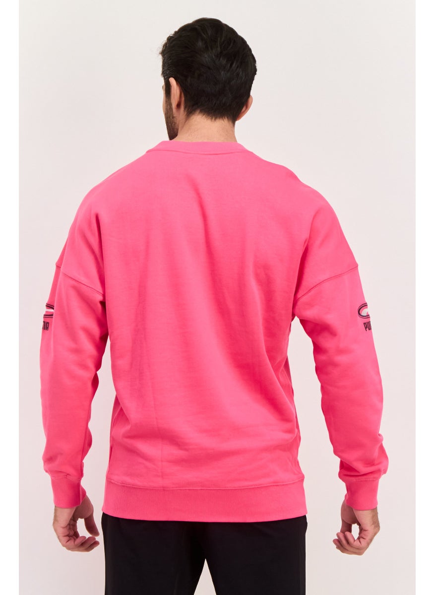 PUMA Men Sportswear Fit Outdoor Sweatshirt, Pink  - Image 3