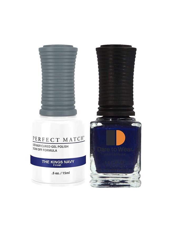 Lechat Soak Off Gel Nail Polish UV LED Gel Polish The Kings Navy PMS74 - Image 1