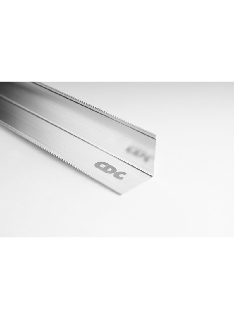 سي دي سي زوايا زينة المونيوم جاهزه مقاس 35*35 ملم، الطول: 2.5م - Image 1