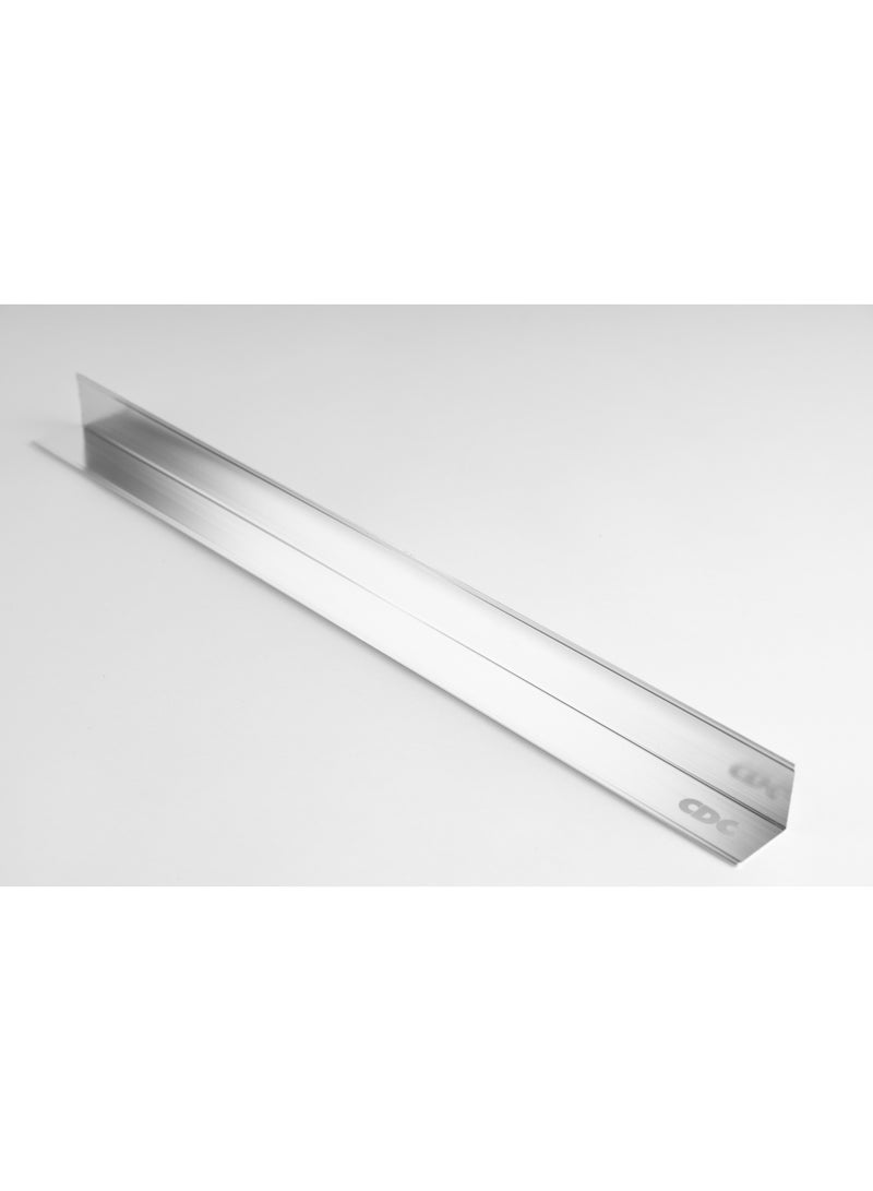 سي دي سي زوايا زينة المونيوم جاهزه مقاس 35*35 ملم، الطول: 2.5م - Image 2