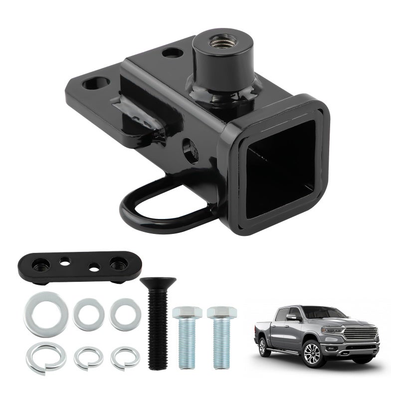 maXpeedingrods maXpeedingrods Class 3 Trailer Tow Hitch, 2-Inch Receiver, for Dodge Ram 1500 2019 2020 2021 2022 2023, with Bolts, Tow Hitch with Anti-Rust Gloss Powder Coat - Image 1