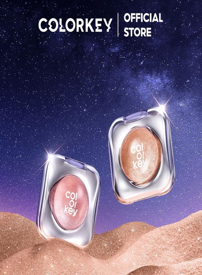 COLORKEY Stardust Diamond Mono Eyeshadow, High-Pigment Single Eye Shadow with Diamond Sparkle, Long-Lasting, Waterproof, Smudge-Proof, Multi-Dimensional Shine, Enhances Eye Contour (S03) - Image 3