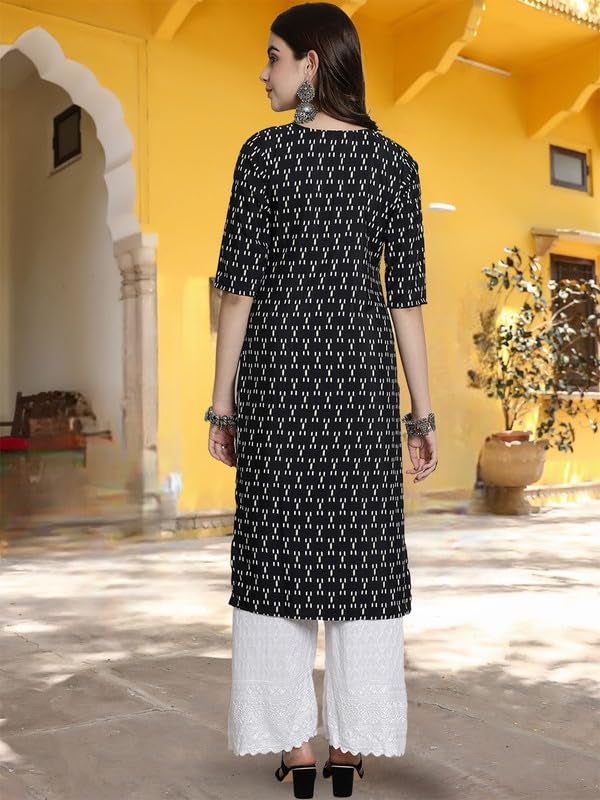 Tee Projekt Crepe Digital Printed Kurti for Women's ll Effortless Elegance Kurti (Pack of 6) - Image 2