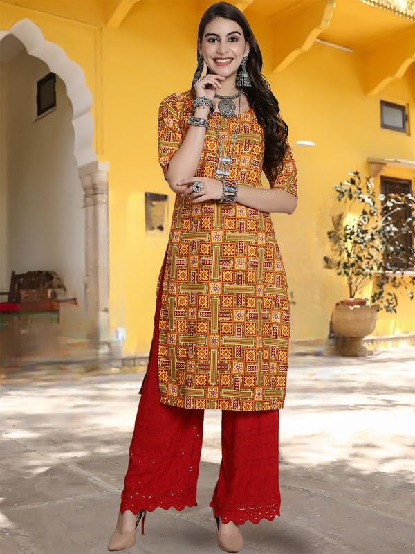 Tee Projekt Crepe Digital Printed Kurti for Women's ll Effortless Elegance Kurti (Pack of 6) - Image 3