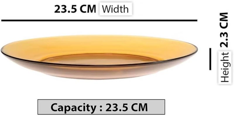 DURALEX طقم 6 صحون زجاجية DURALEX Vermeil 3006df06 بحجم 235 سم - Image 3