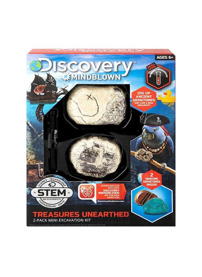 Discovery Mindblown Toy Excavation Kit Mini Treasure 2Pc  - Image 1