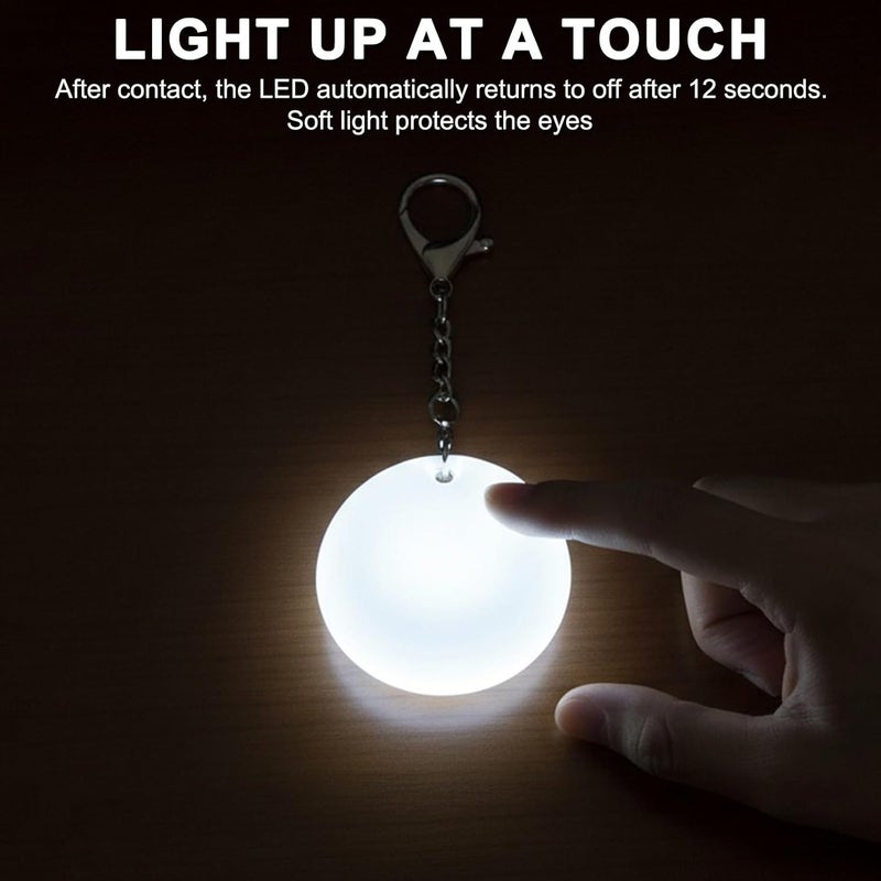 All temp range compatible build Love Wallet Tote Bag Touch Sensing Light, Purse Light for Women, LED Automatic Glow Lights, Heart Bag Lamp with Motion Sensor, Rechargeable Mini Flashlight for Handbags & Gifts (2Pcs-C) Processed natural substance - Image 2