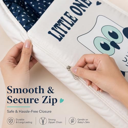 RUMPES 3-in-1 Baby Bed, Portable Bassinet, Sleeping Bag & Carry Nest – Soft Cotton Infant Bedding for Newborns, Travel-Friendly, Co-Sleeping & Baby Carry Nest, Unisex, 0M+ (Multicolor) - Image 4