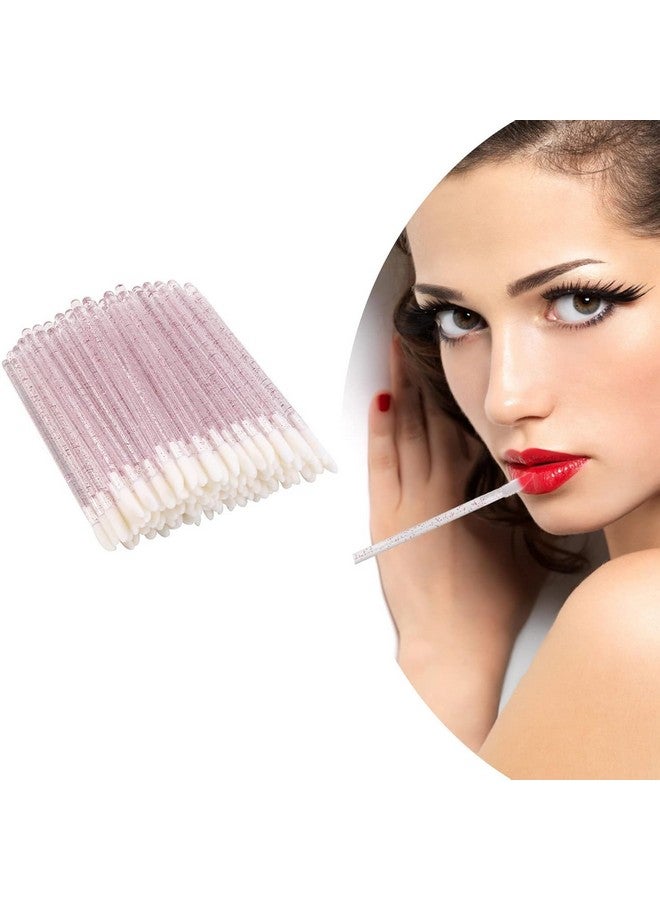 COSLUXE Lip Applicators Disposable Lip Brush, Lips Wands Applicators, Lipstick Applicators Disposable Doe Foot Applicators Lips Brush Wands Multicoloured, 100 - Pcs - Image 1